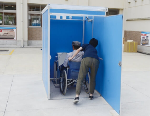 車椅子対応BOXパネルもあります
